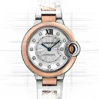 Cartier Ballon Bleu de Cartier W3BB0021 Rose gold and Stainless steel