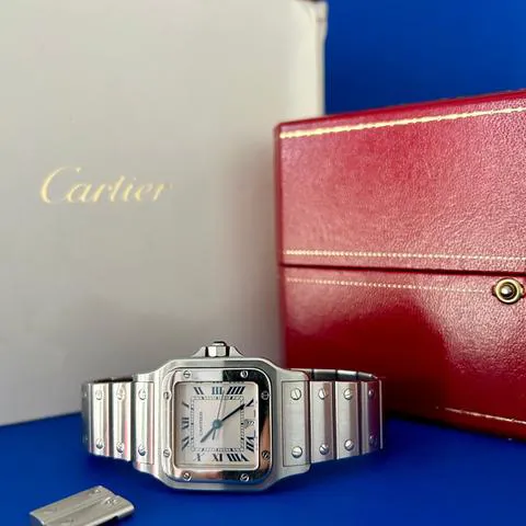 Cartier Santos Galbée 1564 29mm Stainless steel White