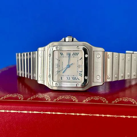 Cartier Santos Galbée 1564 29mm Stainless steel White 3