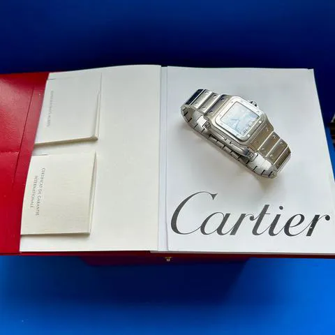 Cartier Santos Galbée 1564 29mm Stainless steel White 6