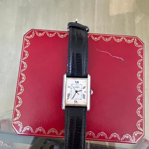 Cartier Tank 2414 25mm Silver Silver