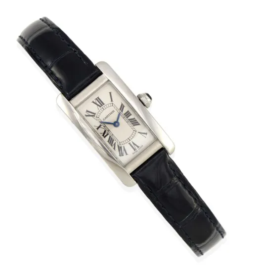 Cartier Tank Américaine Stainless steel White