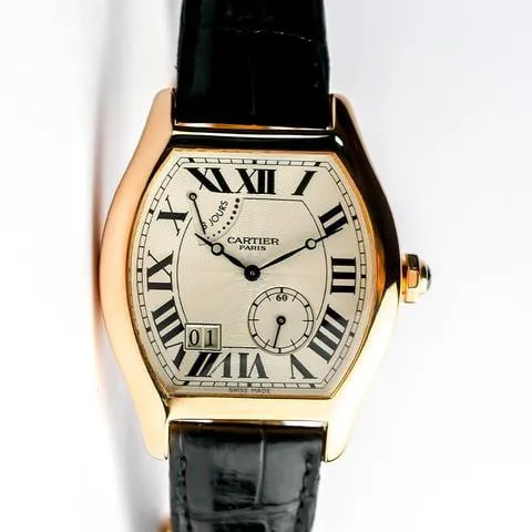 Cartier Tortue W1545851 37mm Rose gold White