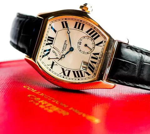 Cartier Tortue W1545851 37mm Rose gold White 1