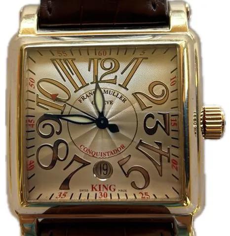 Franck Muller Conquistador Cortez 10000 K SC 45mm Rose gold Black