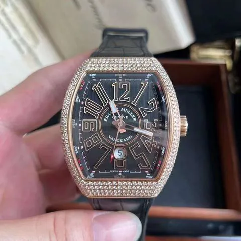 Franck Muller Vanguard V 45 SC DT 5N NR 45mm Rose gold Black