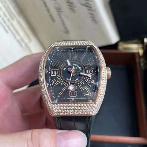 Franck Muller Vanguard V 45 SC DT 5N NR 45mm Rose gold Black 1