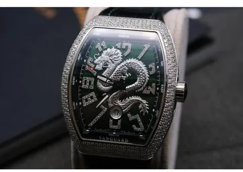 Franck Muller Vanguard V 45 SC DT (AC.NR) 44mm Green