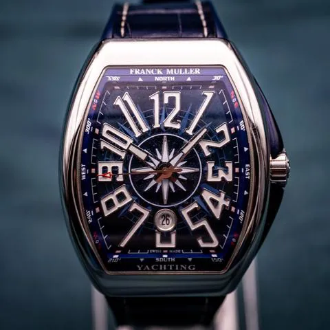 Franck Muller Vanguard V 45 SC DT 44mm Stainless steel Blue