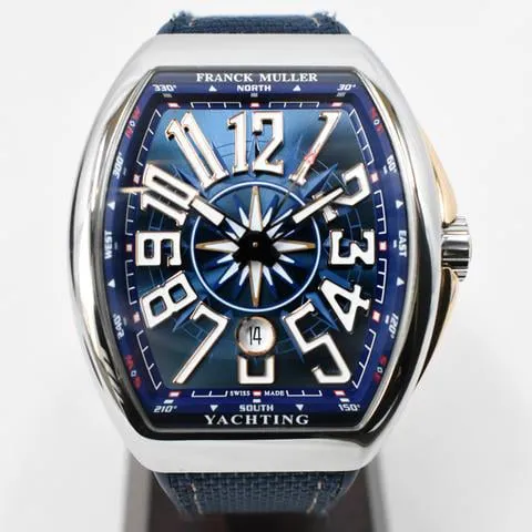 Franck Muller Vanguard V 45 SC DT 44mm Stainless steel Blue