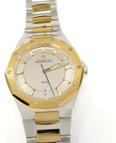 Herbelin Odyssée 12231/BT12 41mm Yellow gold and Stainless steel Gray