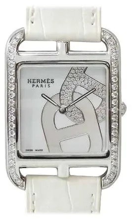 Hermès Cape Cod 047234WW 29mm Stainless steel White