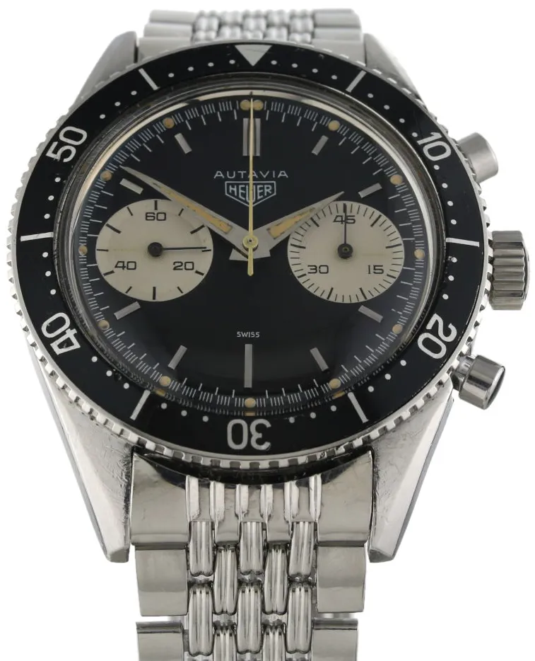 Heuer Andretti 3646 39mm Stainless steel