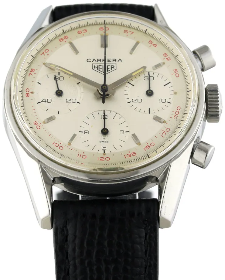 Heuer Carrera 2447 36mm Stainless steel