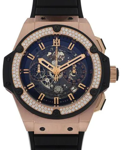 Hublot King Power 701.OX.0180.RX.1104 48mm Rose gold Black