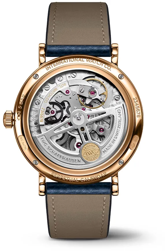 IWC Perpetual Calendar IW344602 40mm Yellow gold Silver 2