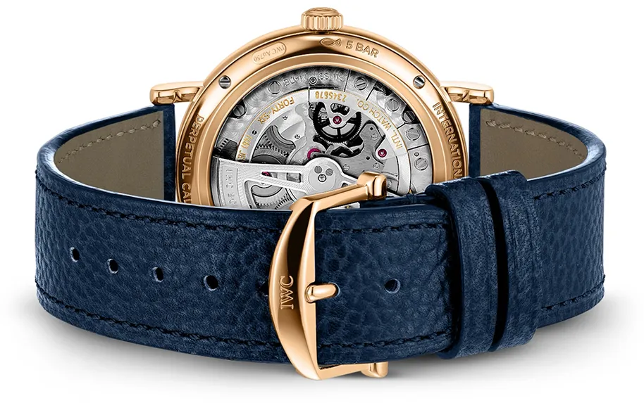 IWC Perpetual Calendar IW344602 40mm Yellow gold Silver 1