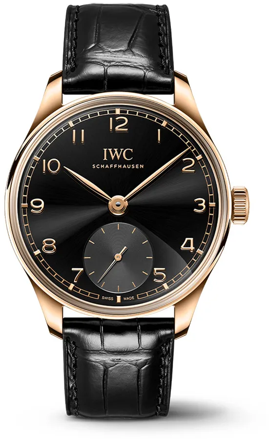 IWC Portugieser Automatic IW358401 40mm Rose gold Black