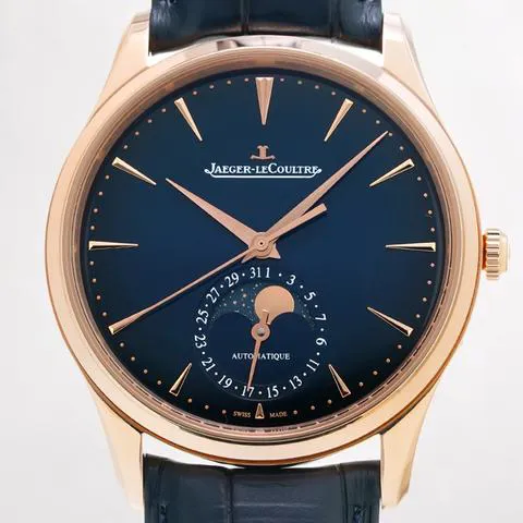 Jaeger-LeCoultre Master Ultra Thin Q1362580 39mm Rose gold Blue