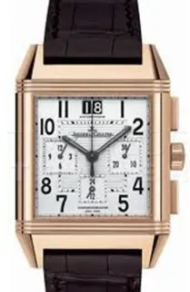 Jaeger-LeCoultre Reverso Squadra Chronograph GMT Q7012420 Rose gold White