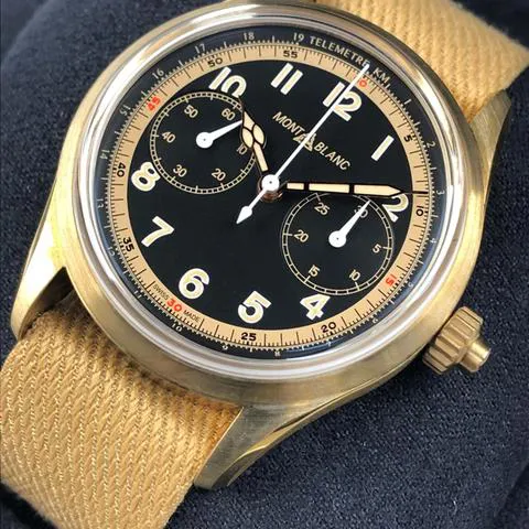 Montblanc 1858 125583 42mm Bronze Black