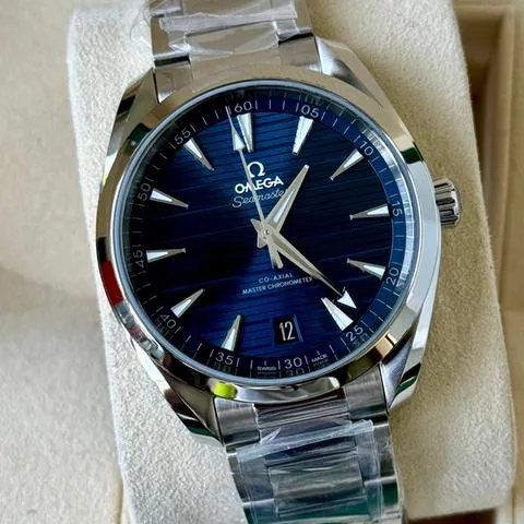 Omega Aqua Terra 220.10.41.21.03.004 41mm Stainless steel Blue