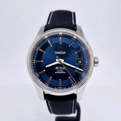 Omega De Ville Hour Vision 431.33.41.21.03.001 41mm Stainless steel Blue