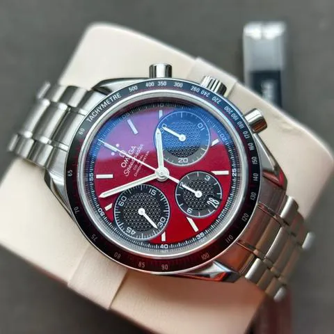 Omega Speedmaster Racing 326.30.40.50.11.001 40mm Stainless steel Red 2