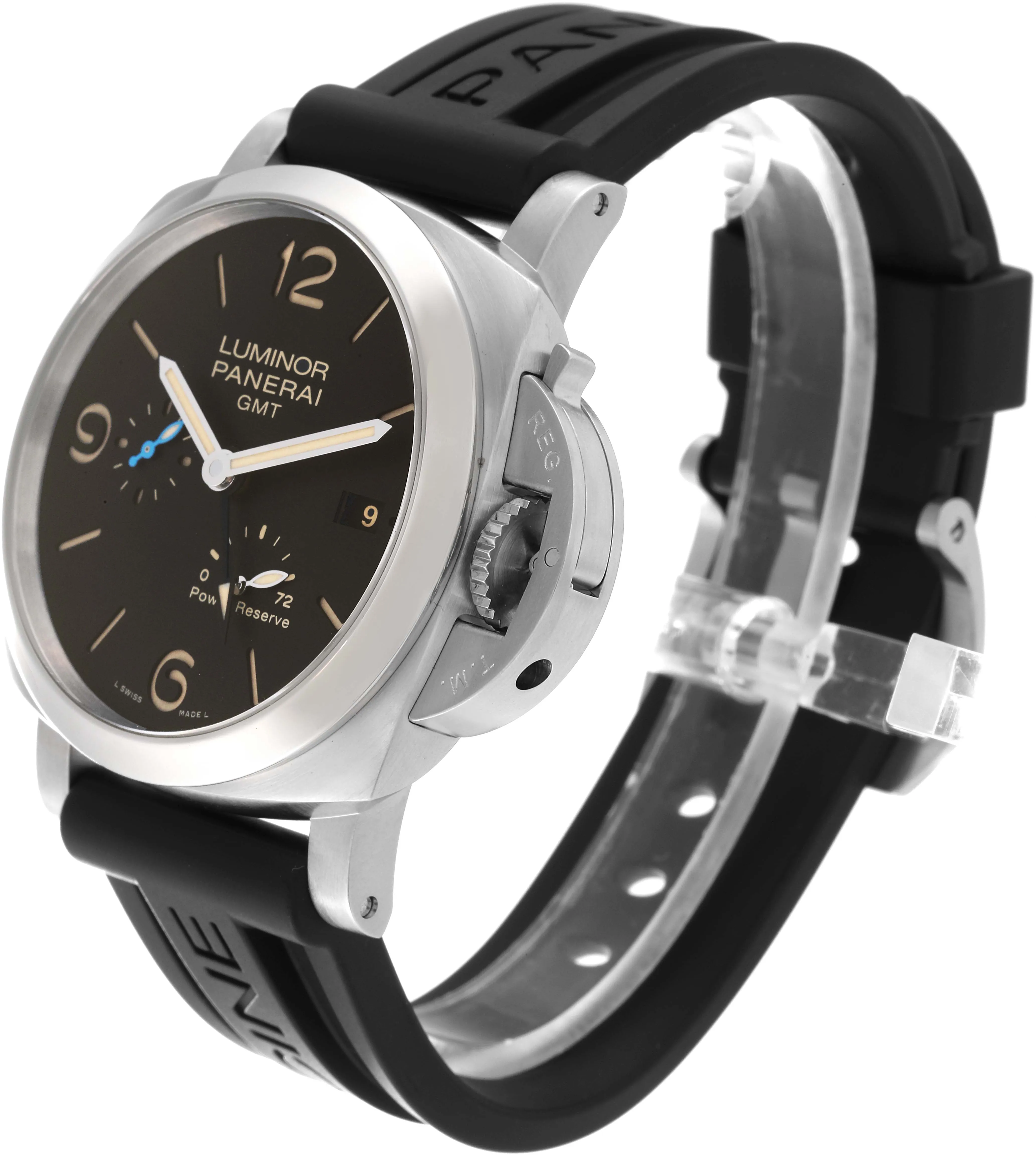 Panerai Luminor 1950 3 Days GMT Power  PAM 01321 44mm Stainless steel Black 3