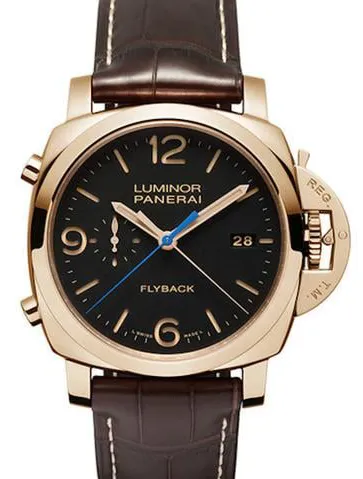 Panerai Luminor 1950 PAM 00525 44mm Rose gold Black