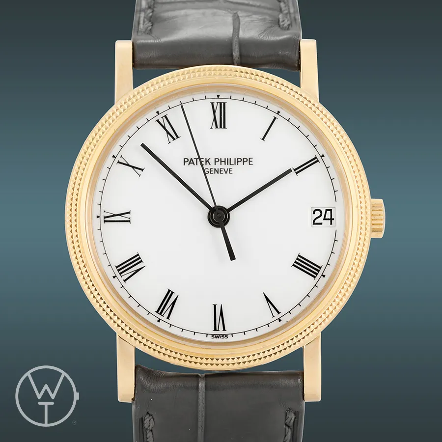 Patek Philippe Calatrava 3802 33mm Yellow gold White