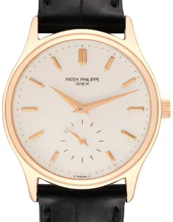 Patek Philippe Calatrava 3923R Rose gold Silver