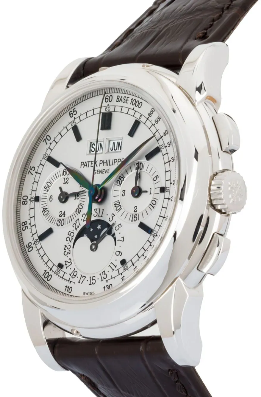 Patek Philippe Perpetual Calendar Chronograph 5970G-001 40mm White gold Silver 1