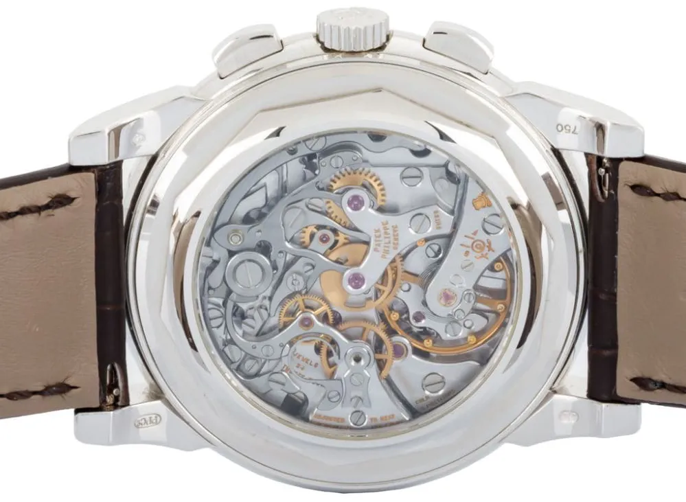 Patek Philippe Perpetual Calendar Chronograph 5970G-001 40mm White gold Silver 2