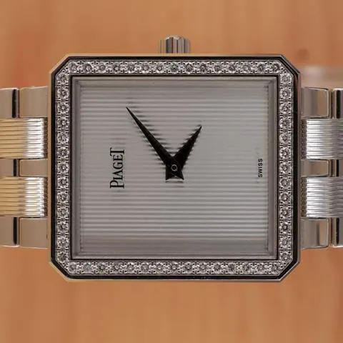 Piaget Protocole 50155 25mm White gold Silver