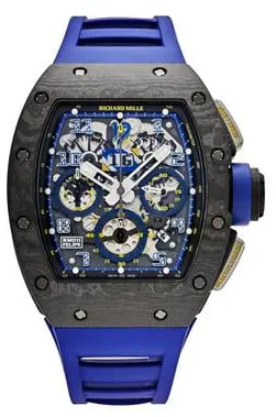 Richard Mille RM 011 RM 011 50mm Carbon fiber Skeletonized