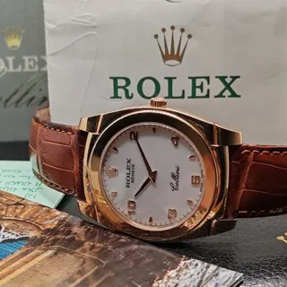 Rolex Cellini Cestello 5330 36mm Rose gold White