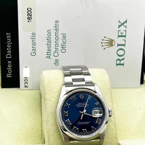 Rolex Datejust 36 16200 36mm Stainless steel Blue