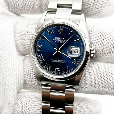 Rolex Datejust 36 16200 36mm Stainless steel Blue 1