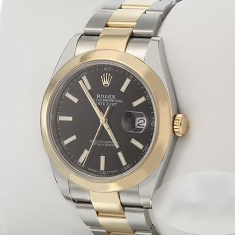 Rolex Datejust 41 126303 41mm Yellow gold and Stainless steel Black 1