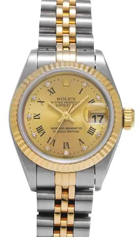 Rolex Datejust 69173G 26mm Stainless steel Champagne