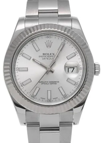 Rolex Datejust II 116334 41mm Stainless steel Silver