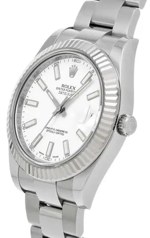 Rolex Datejust II 116334 41mm Stainless steel White 1