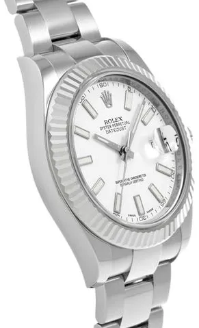 Rolex Datejust II 116334 41mm Stainless steel White 2