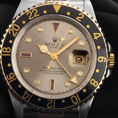 Rolex GMT-Master II 16713 40mm Yellow gold and Stainless steel Silver 2