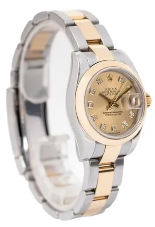 Rolex Lady-Datejust 179163 26mm Yellow gold and Stainless steel White 3