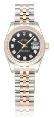 Rolex Lady-Datejust 179171 Rose gold Black