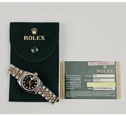 Rolex Lady-Datejust 179171 Rose gold Black 9