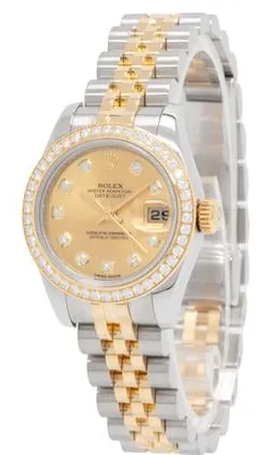 Rolex Lady-Datejust 179383 26mm Stainless steel Champagne