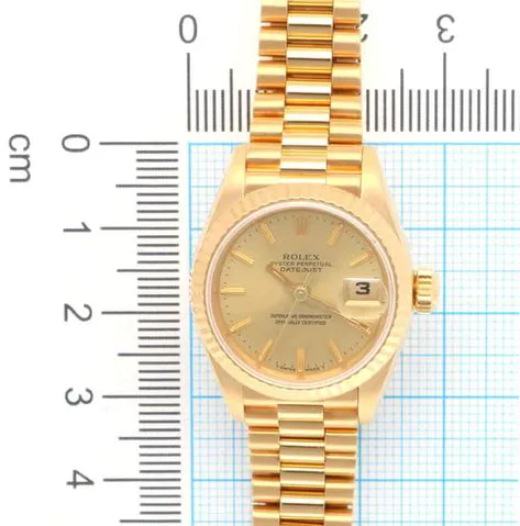 Rolex Lady-Datejust 69178 26mm Yellow gold Champagne 10